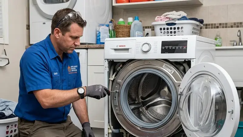 Repair tools and service equipment used during home appliance maintenance